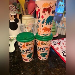 Disney animal kingdom reusable cups